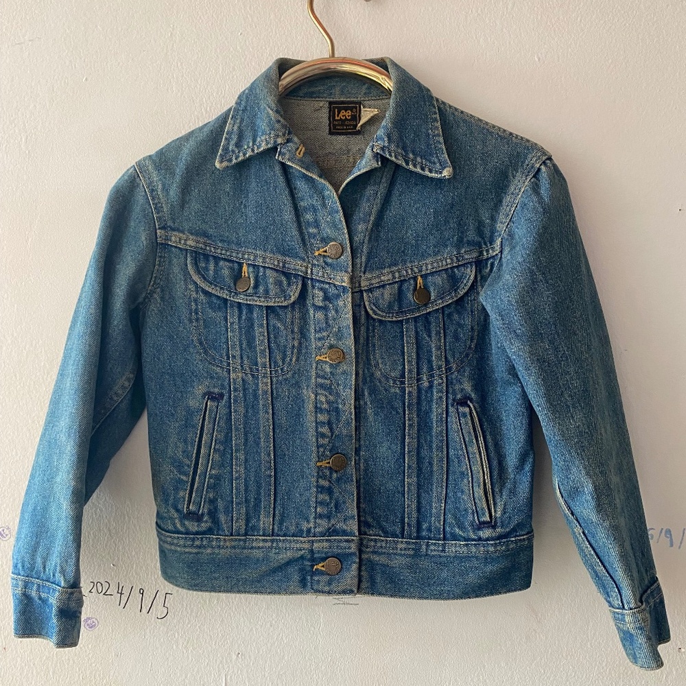 Lee jean jacket  $120